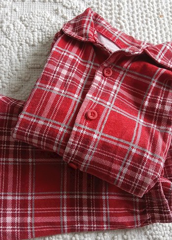 LC Waikiki Kırmızı Kareli Pijama Takımı