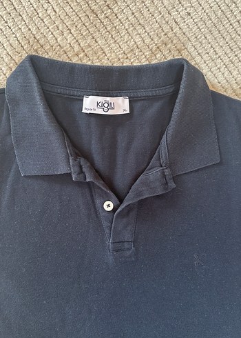 Lacivert Erkek Polo Yaka Kısa Kollu Tişört - Görsel 2