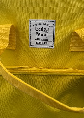 Sarı Renkli Anne Bebek Çantası - Görsel 2