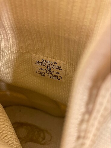 Zara Zara kumaş yazlık bot
