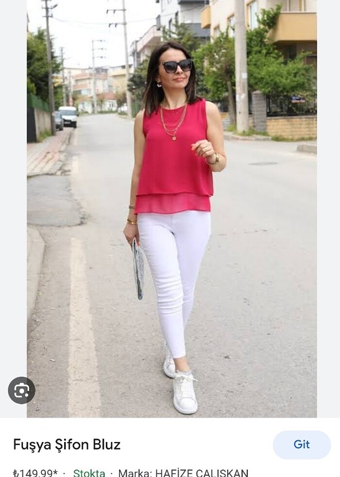 Şifon bluz - Görsel 2