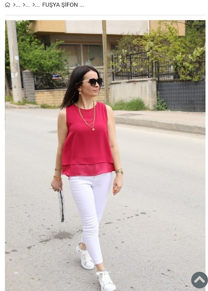 Şifon bluz - Görsel 4