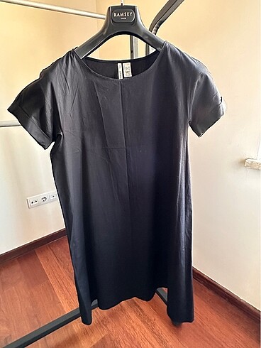 Mango poplin elbise