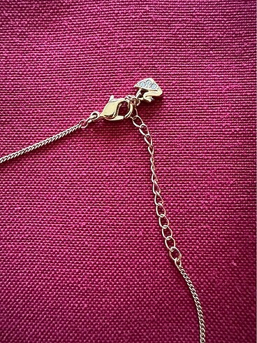 Beden altın Renk Swarovski gold kolye