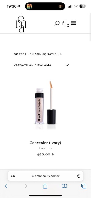 Diğer Ema beauty kapatici concealer