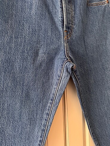 28 Beden mavi Renk 501® LEVİ'S® CROP KADIN JEAN PANTOLON - koyu mavi