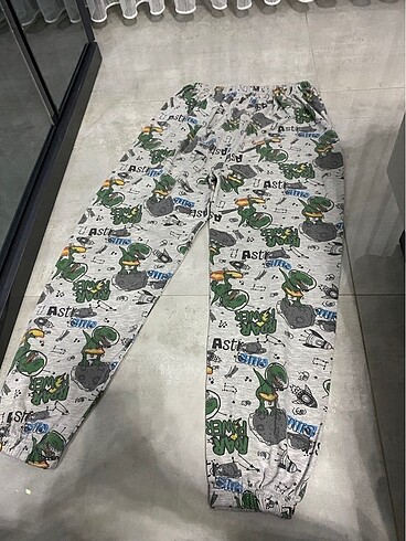 Dinozor pijama altı eşofman