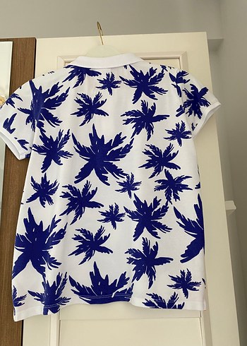 U.S Polo Assn. Beyaz lacivert erkek Çocuk Polo Tişört
