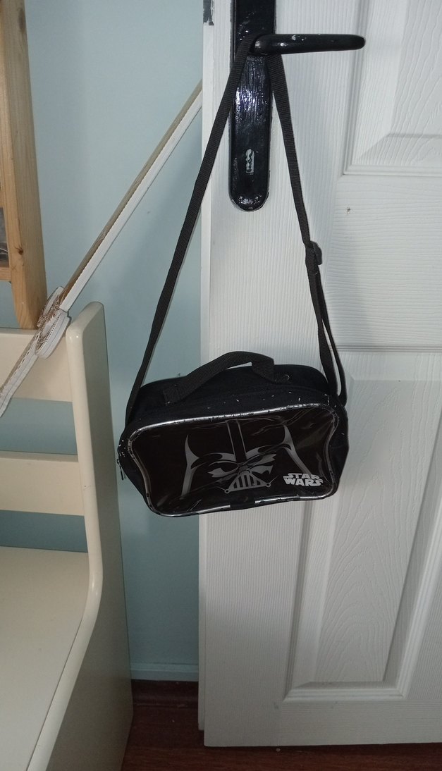 Fermuarlı Siyah beslenme çantası - Görsel 4