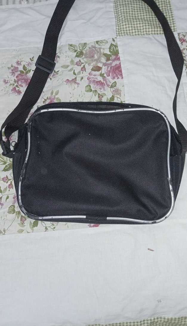 Fermuarlı Siyah beslenme çantası - Görsel 2