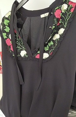 temiz işlemeli tunik