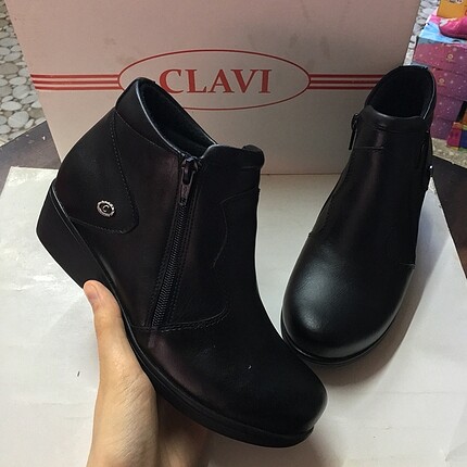 36 Beden siyah Renk Clavi Siyah Kadın Bot