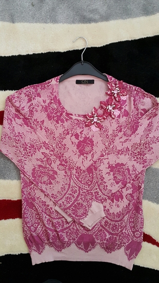 On Triko pembe ince triko