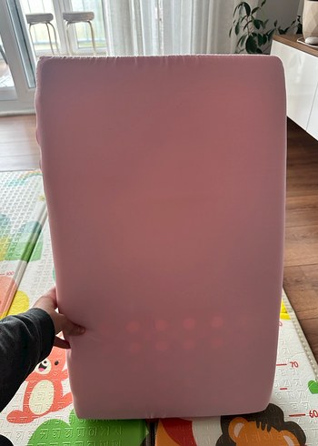 Reflü yatağı Pembe Bebek Uyku Destek Minderi - Görsel 5