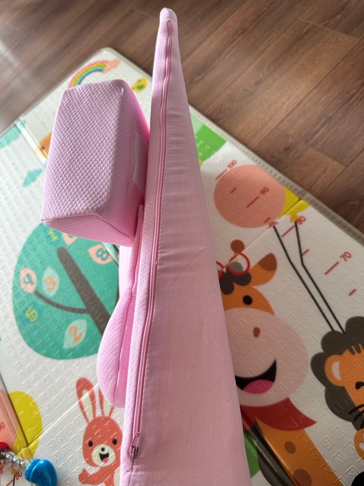 Reflü yatağı Pembe Bebek Uyku Destek Minderi - Görsel 4