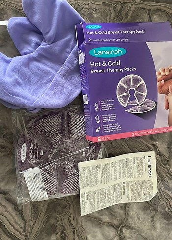 Mor Lansinoh Sıcak ve Soğuk Göğüs Terapisi Paketleri - Görsel 3