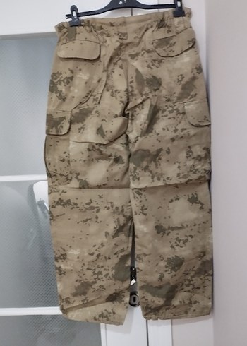 Bej Kamuflajlı Gevşek Kesim Erkek Pantolon - Görsel 2