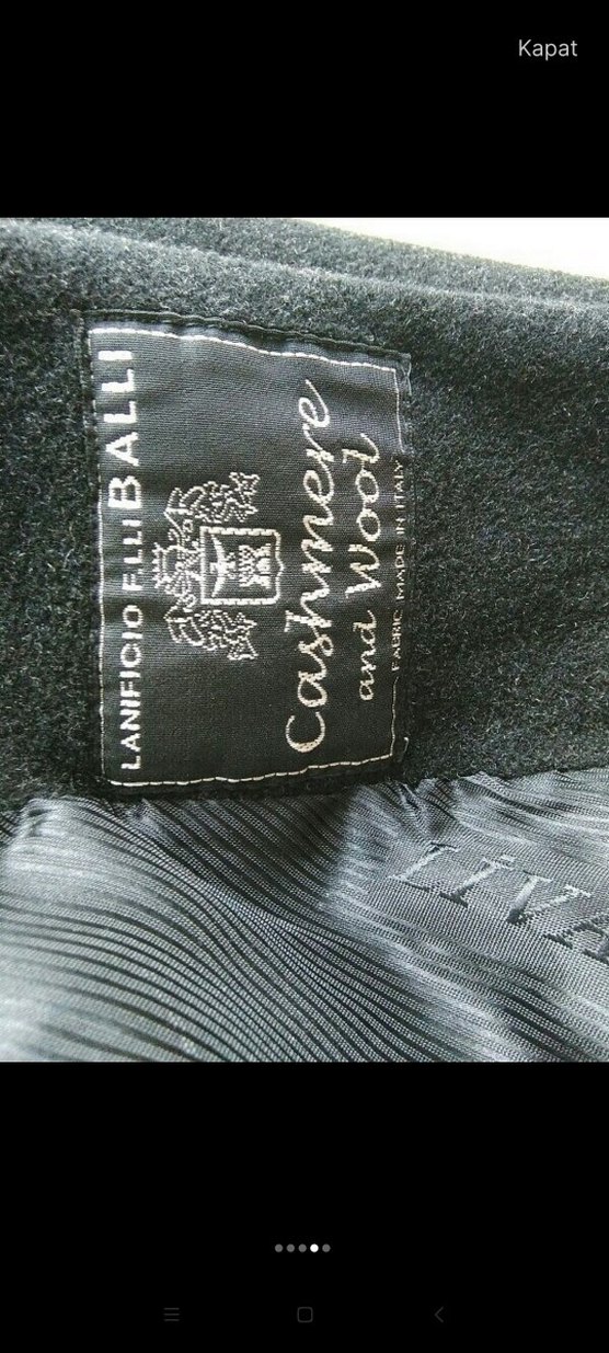 Kadın Siyah Uzun Goth Kaban - Görsel 4