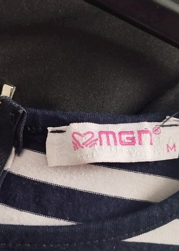 Gri Çizgili Rahat Kesim Kadın Triko Bluz - Görsel 3