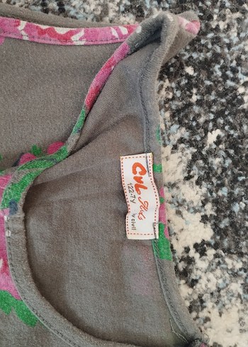 Civil Çiçek Desenli Bohem Kız Elbisesi