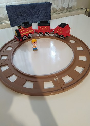 Beden Kırmızı Renkli Oyuncak Tren Seti
