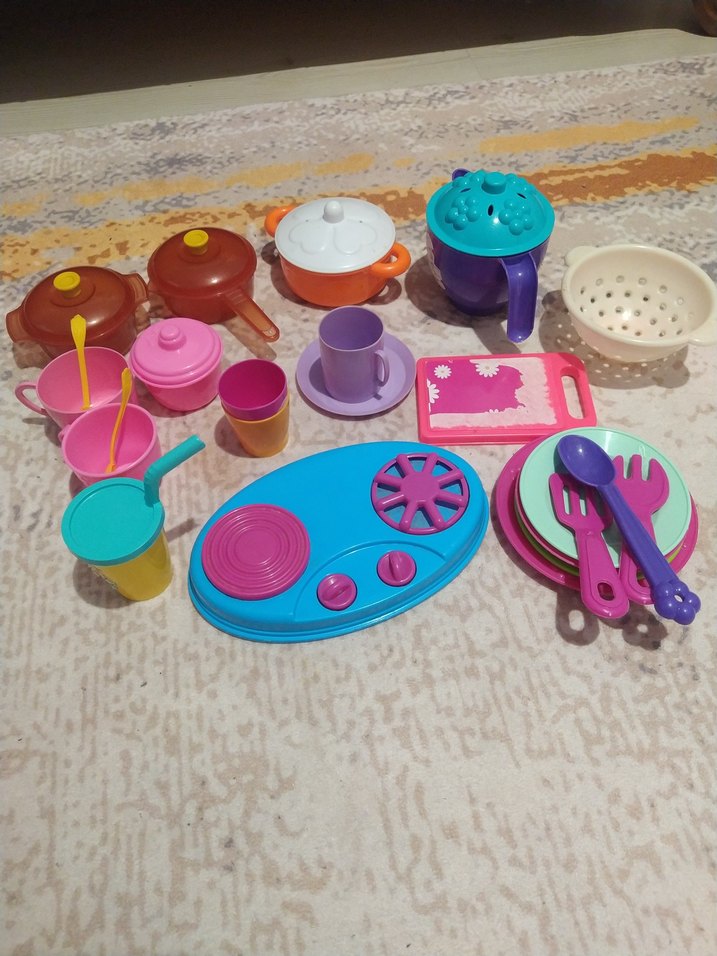 Renkli Oyuncak Mutfak Seti - Görsel 2