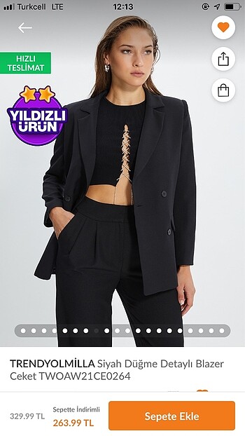 Trendyol blazer ceket