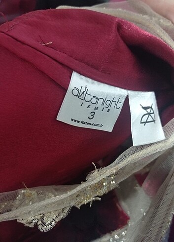 xl Beden bordo Renk Gece elbisesi