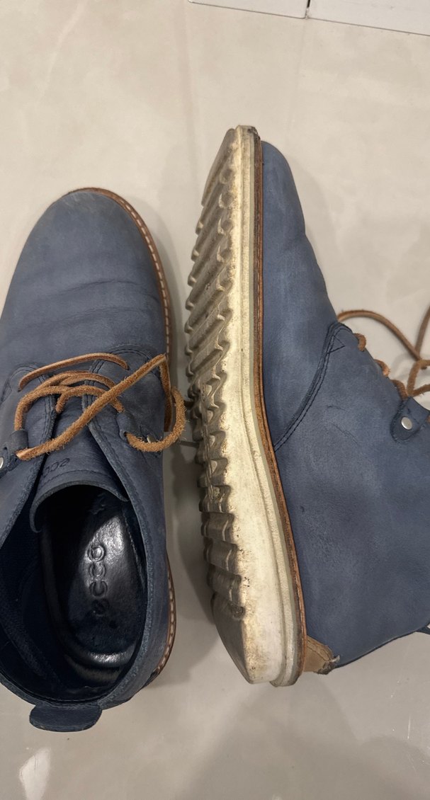 Mavi Gri kadın rahat Günlük Bot - Görsel 2