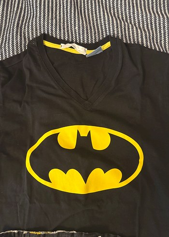 Batman Baskılı Kısa Kollu Erkek Pijama Takımı - Görsel 5
