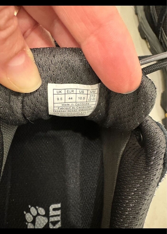 Jack wolfskin erkek model siyah ayakkabı - Görsel 3