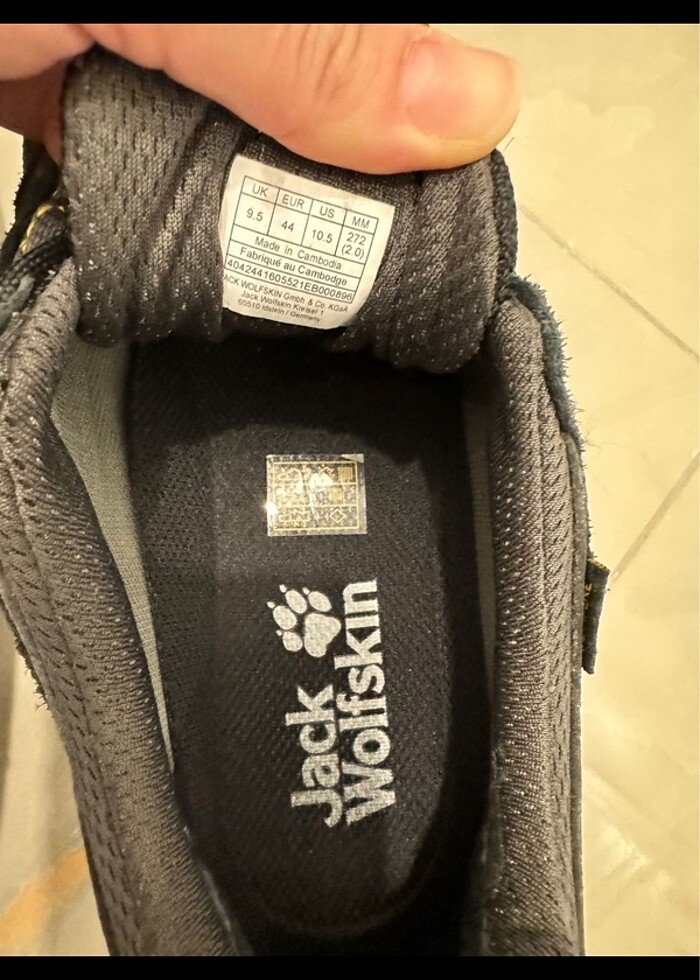 Jack wolfskin erkek model siyah ayakkabı - Görsel 5