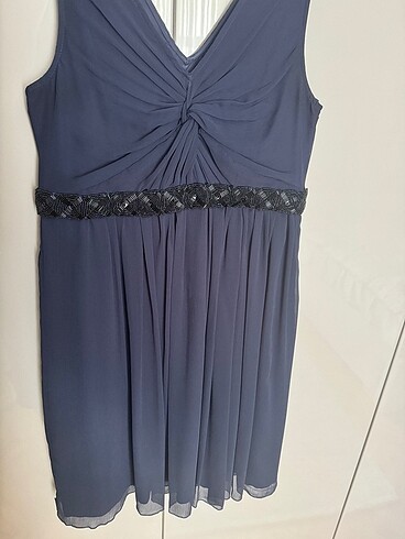 Mango L beden lacivert kısa elbise - Görsel 3