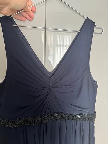 Mango L beden lacivert kısa elbise - Görsel 4