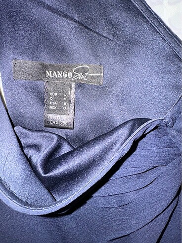 Mango L beden lacivert kısa elbise - Görsel 6