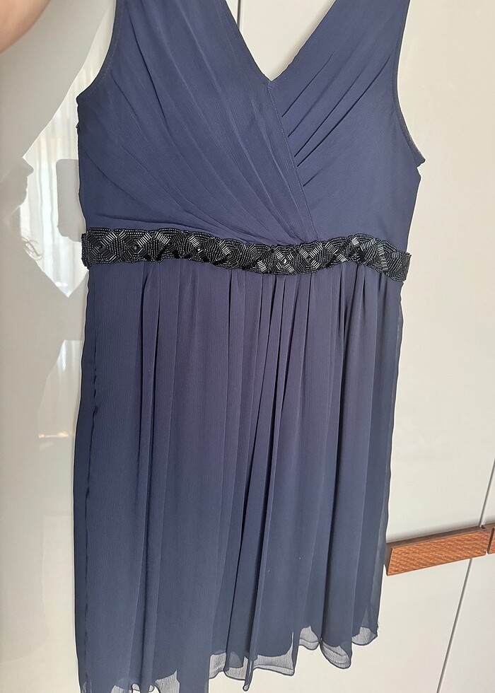 Mango L beden lacivert kısa elbise - Görsel 2