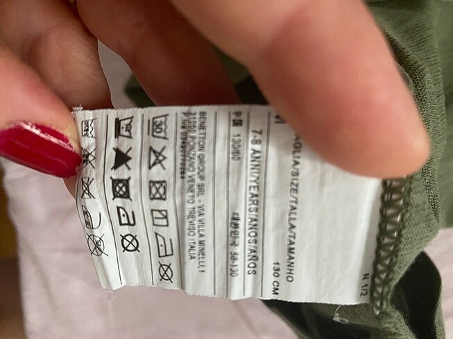 Benetton yeşil erkek çocuk tişört - Görsel 3