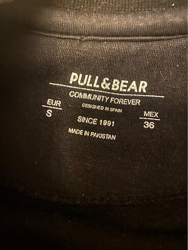 Pull&Bear marka sweat erkek s beden