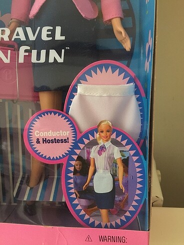  Beden Renk Barbie Travel Train Fun