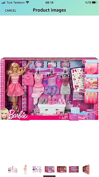 Barbie Glitter Coordinates Fashion Set