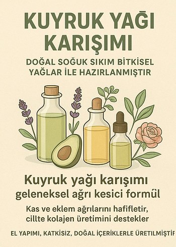%100 doğal kuyruk yağı kremi - Görsel 2