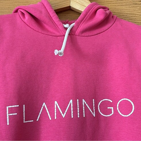 Zara Pembe kapüşonlu uzun kollu sweatshirt