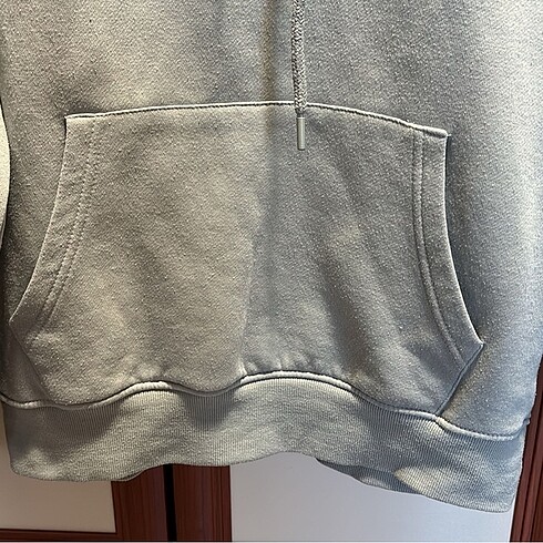 s Beden Yeşil kapüşonlu sweatshirt