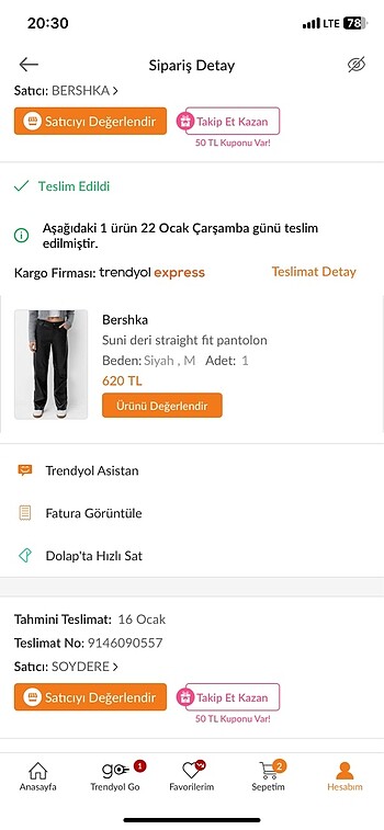 m Beden siyah Renk Bershka Deri pantolon