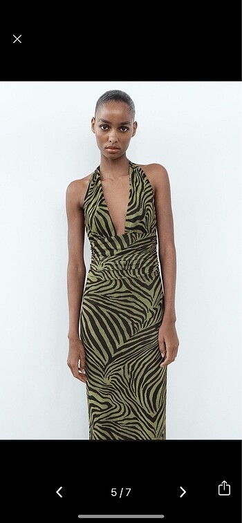 Zara zebra elbise