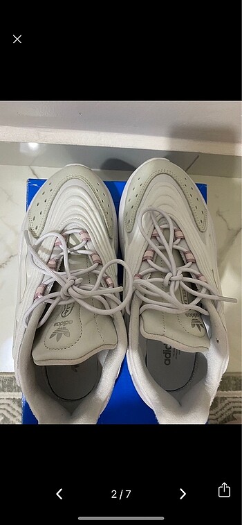 38 Beden gri Renk Adidas spor ayakkabı