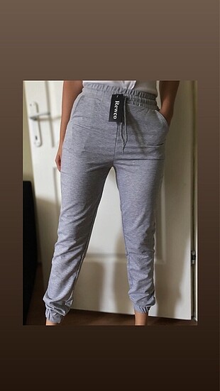 Gri jogger eşofman altı