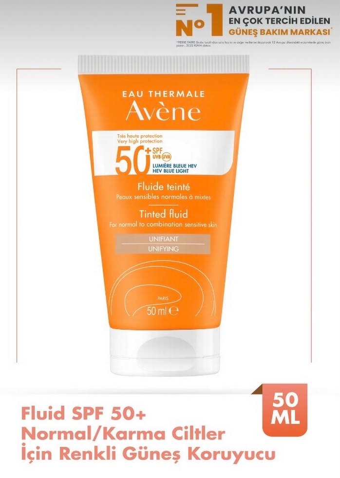 Avène SPF 50 Tonlu Güneş Koruyucu Sıvı - Görsel 2