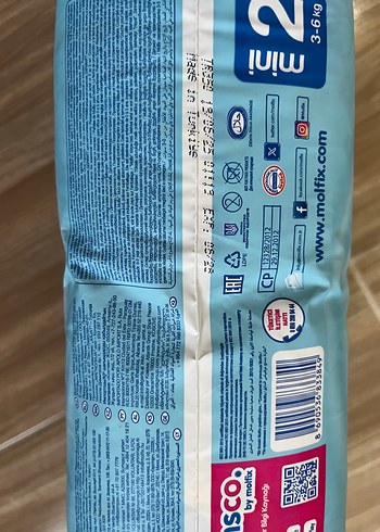 Molfix Mini Bebek Bezi 54'lü 2 Numara - Görsel 2