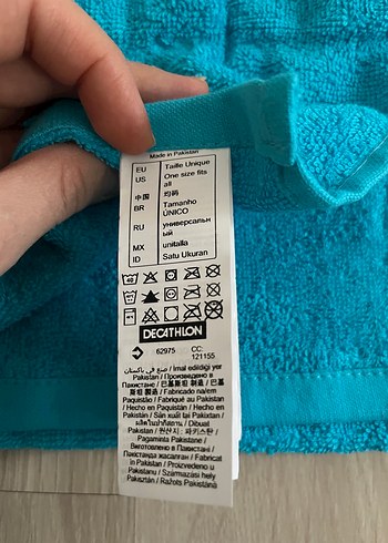 OLAIAN Turkuaz Baskılı Bohem Havlu - Görsel 2